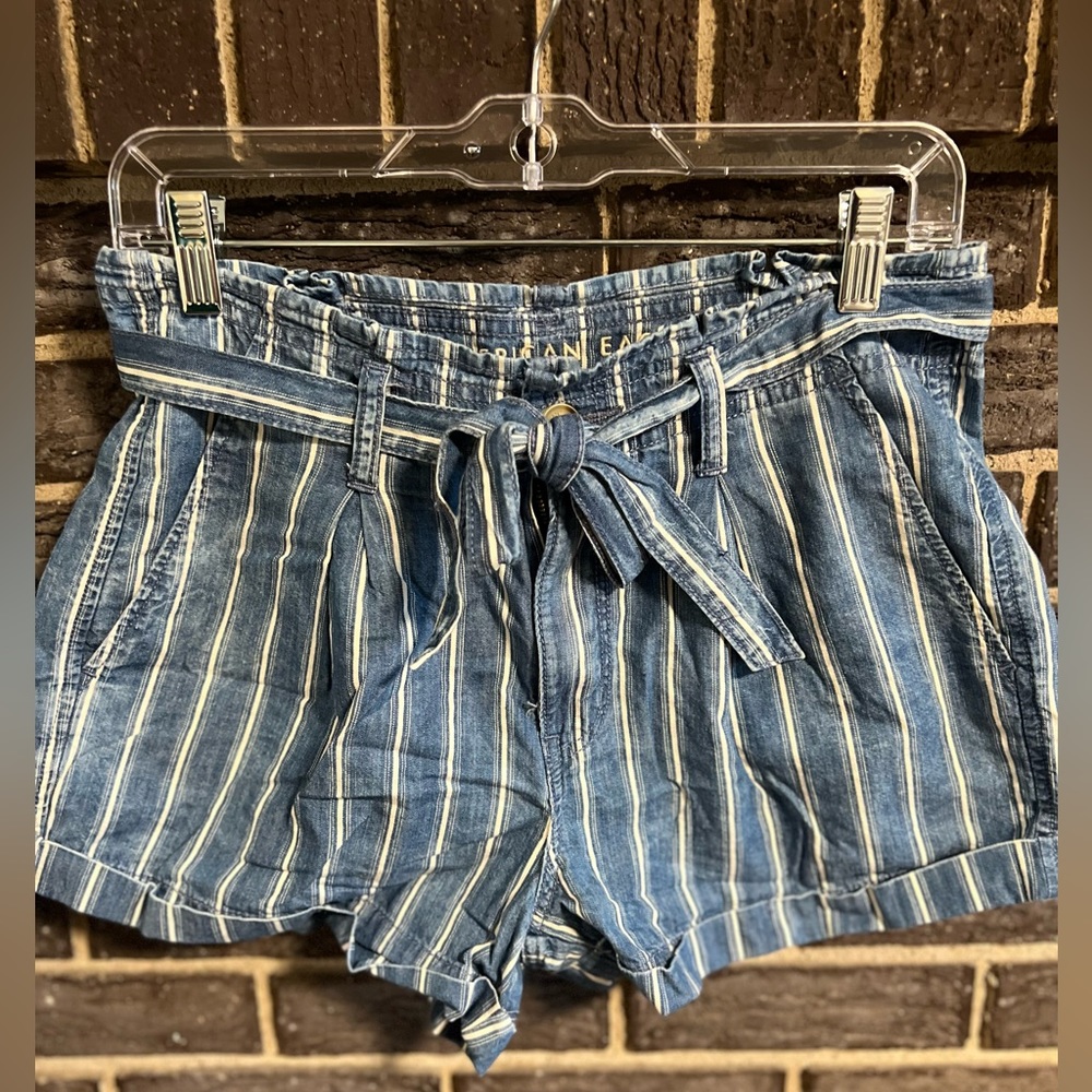 American Eagle Striped Shorts